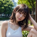 white tanktop 3枚目