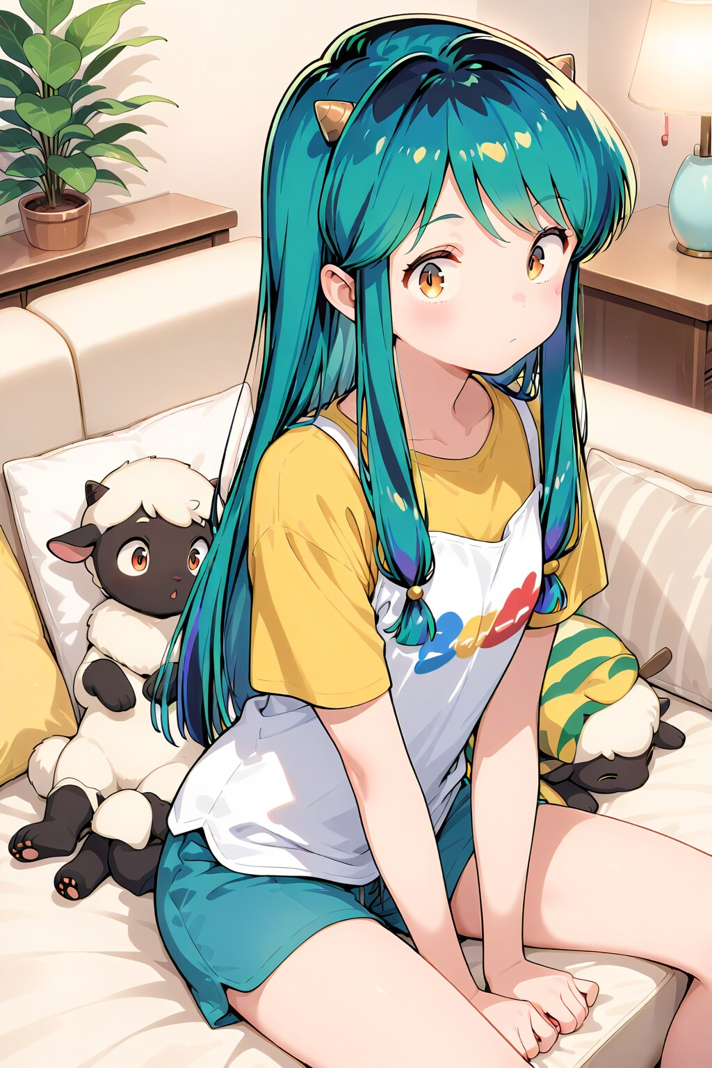 うる星やつら、ラムくつろぐ