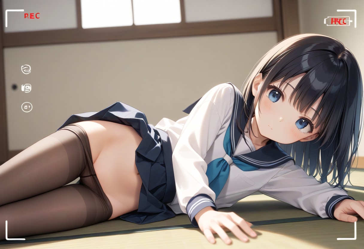 セーラー服の少女(和室)(R-15)(3)