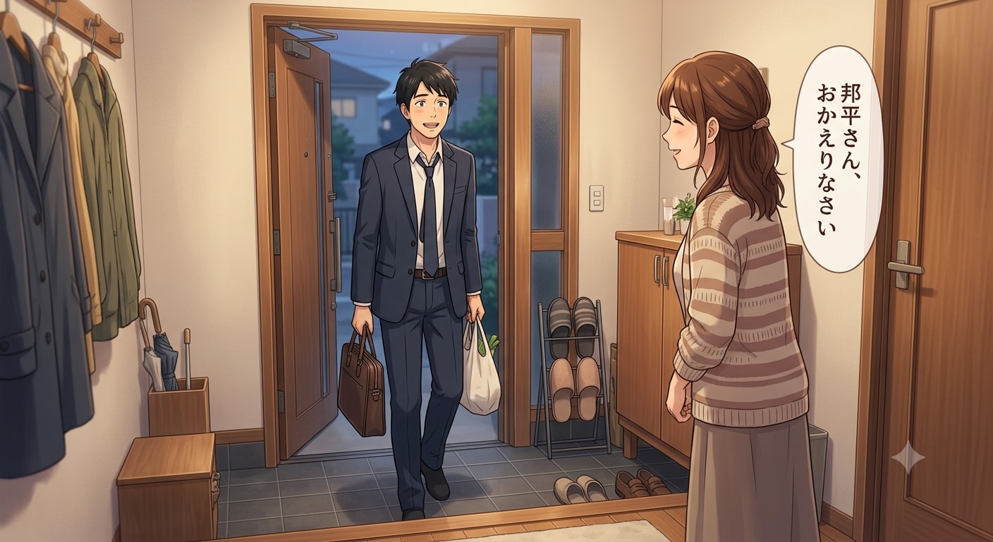 邦平帰る