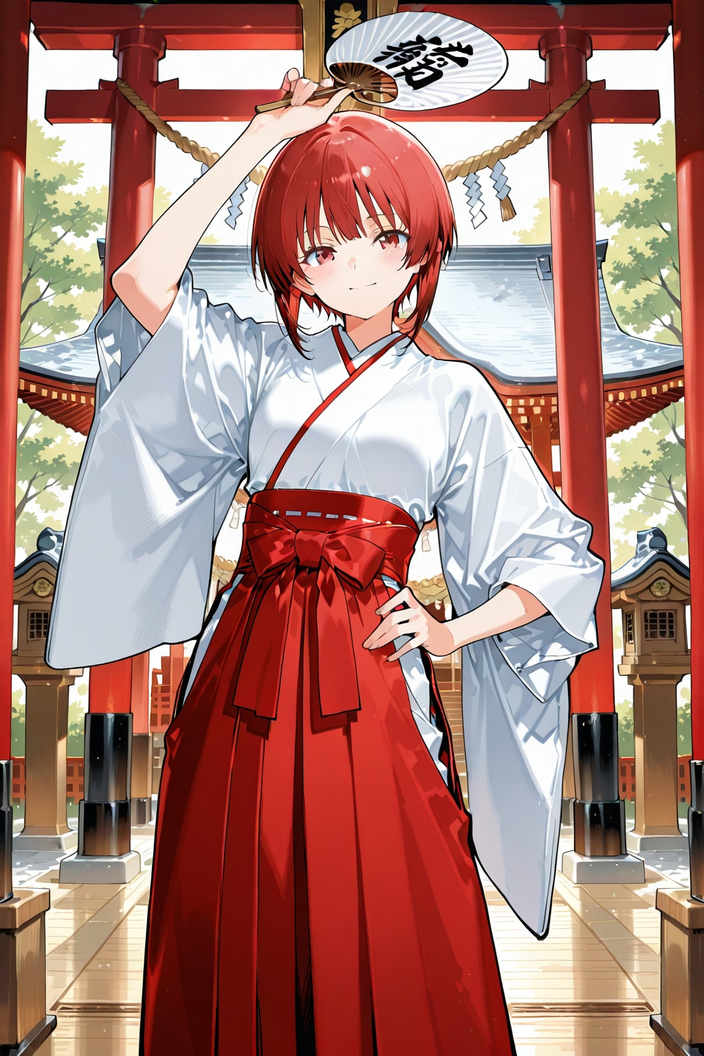 巫女さん【生駒のぞみ ちちぷいEdition】