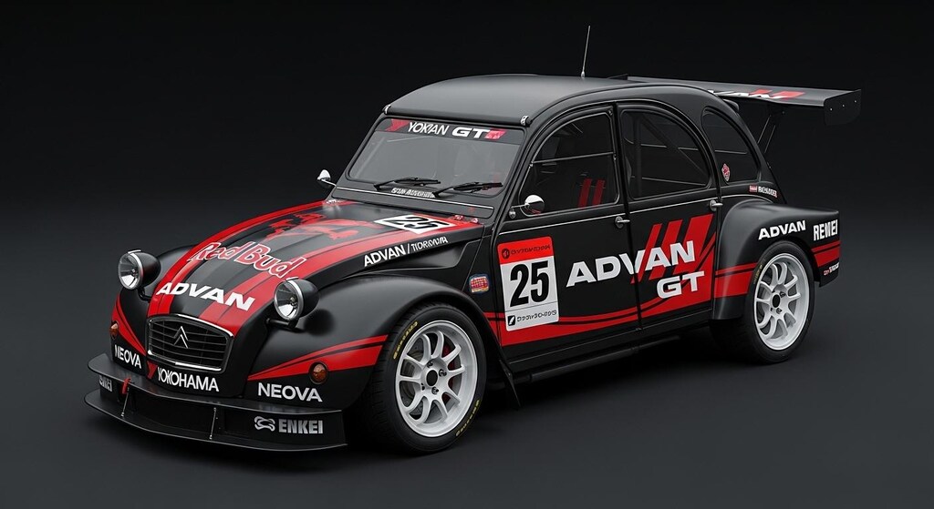 アドバンシトロエン2CVレーシングカー