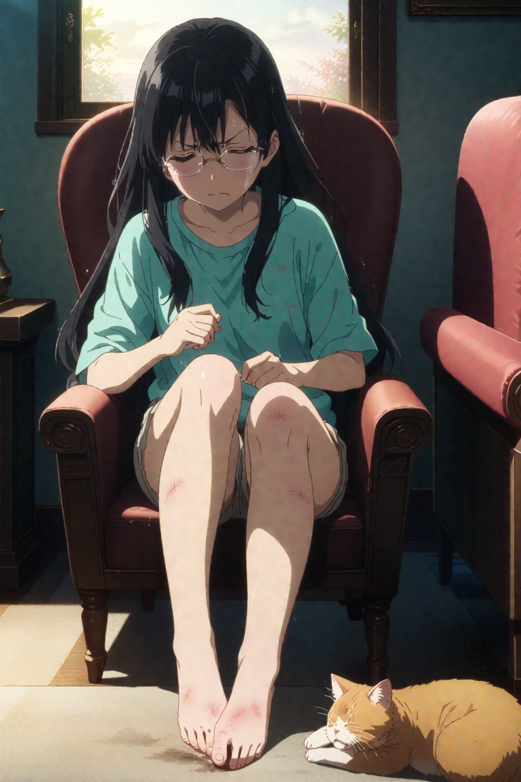 少しは手加減して……（泣