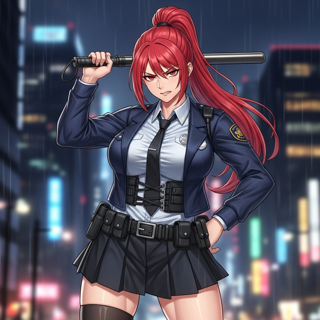 赤ぽに警官 | の人気AIイラスト・グラビア