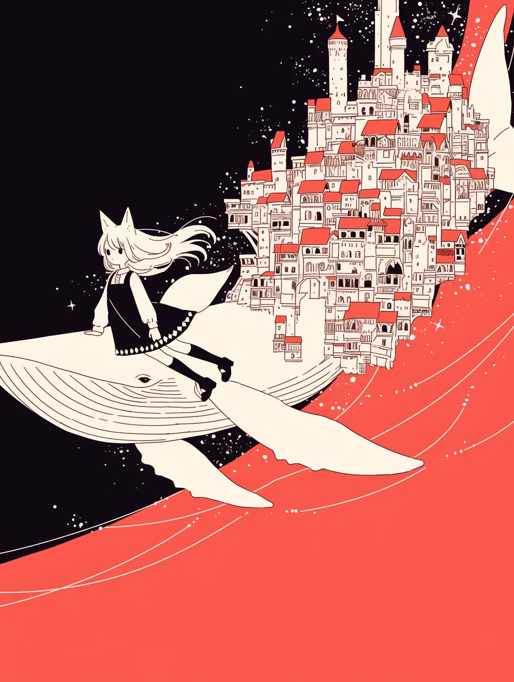 クジラとキツネ