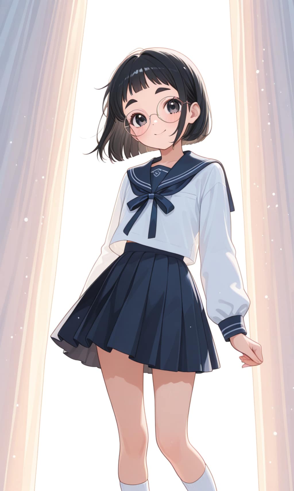 爽やか系めがねちゃん