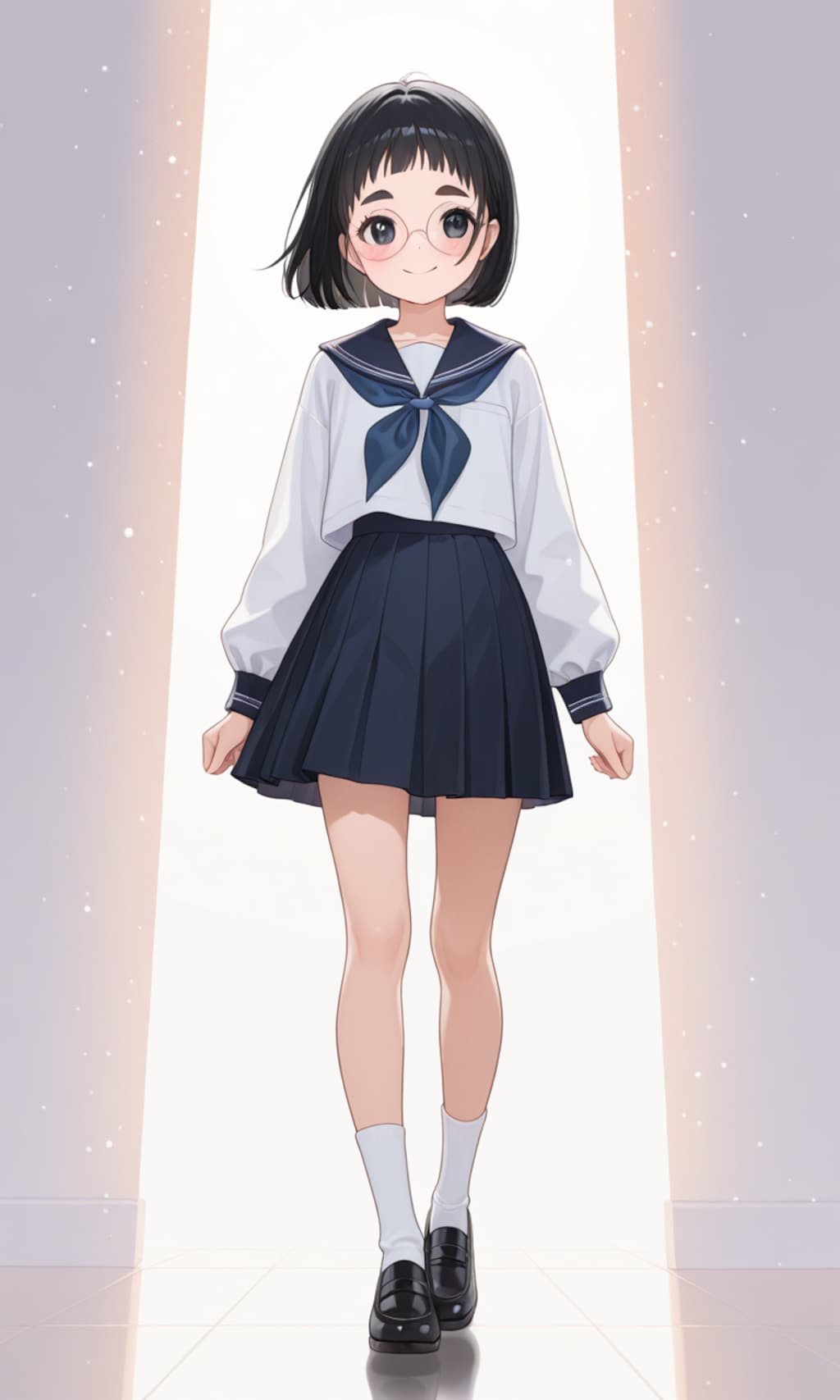 爽やか系めがねちゃん