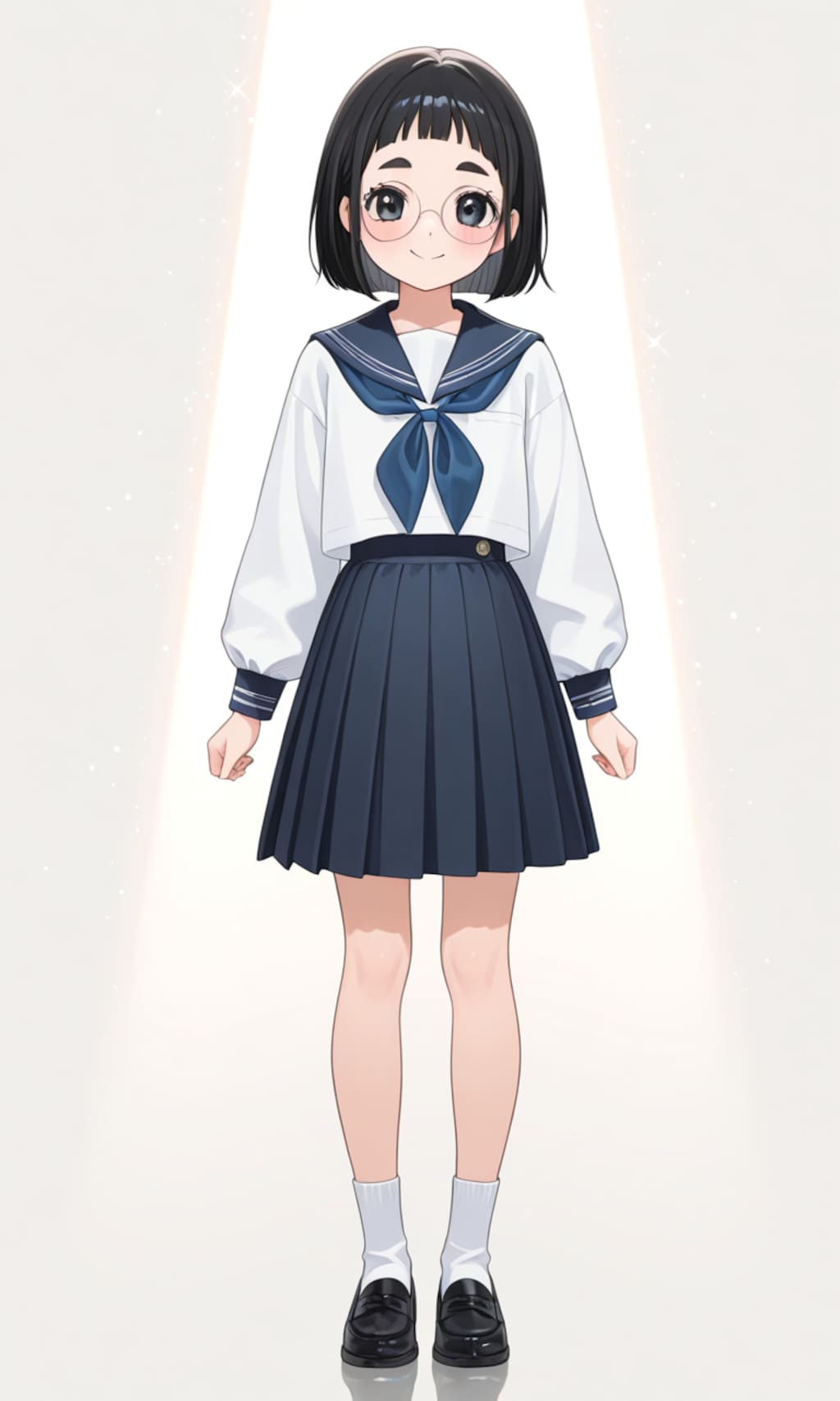 爽やか系めがねちゃん