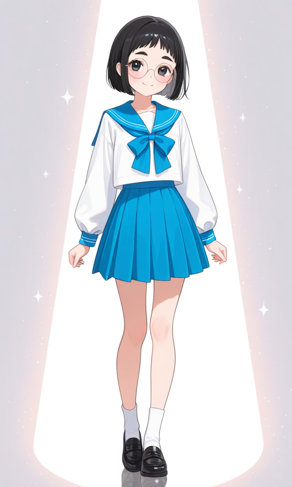 爽やか系めがねちゃん