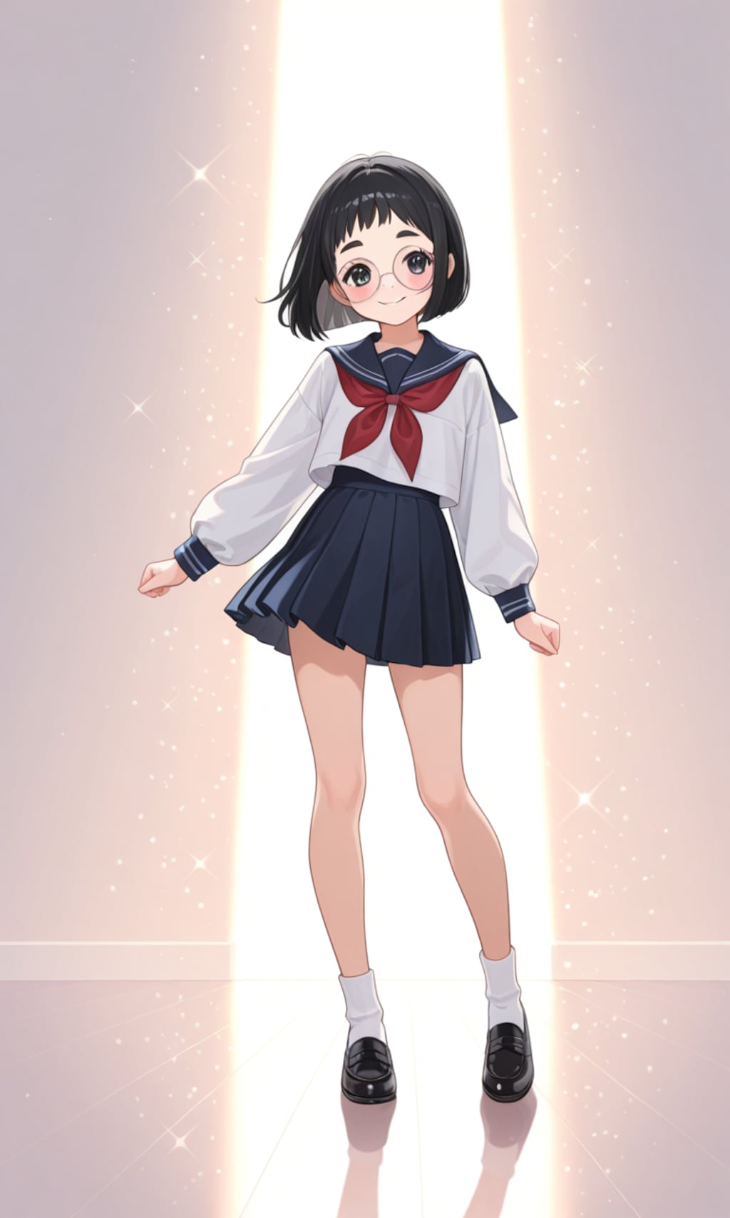 爽やか系めがねちゃん