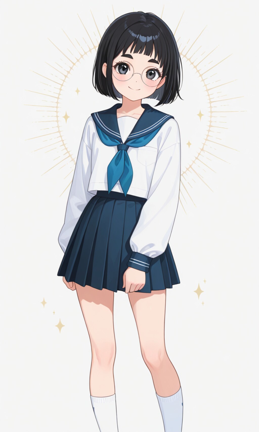 爽やか系めがねちゃん