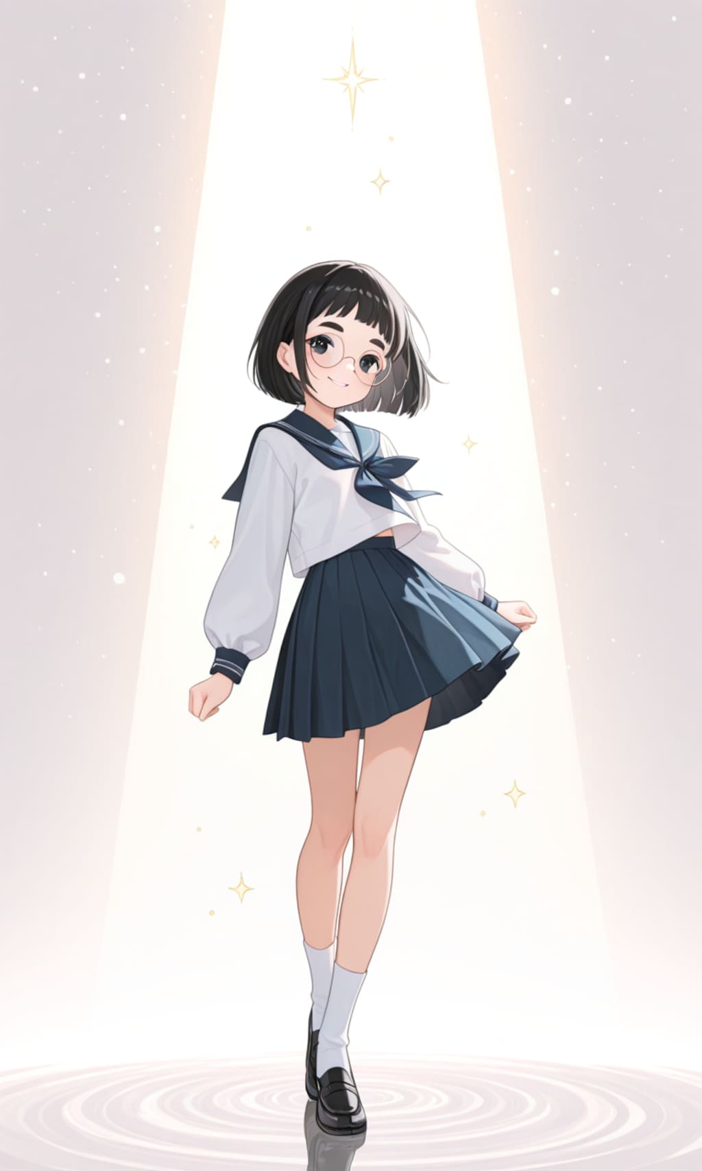 爽やか系めがねちゃん