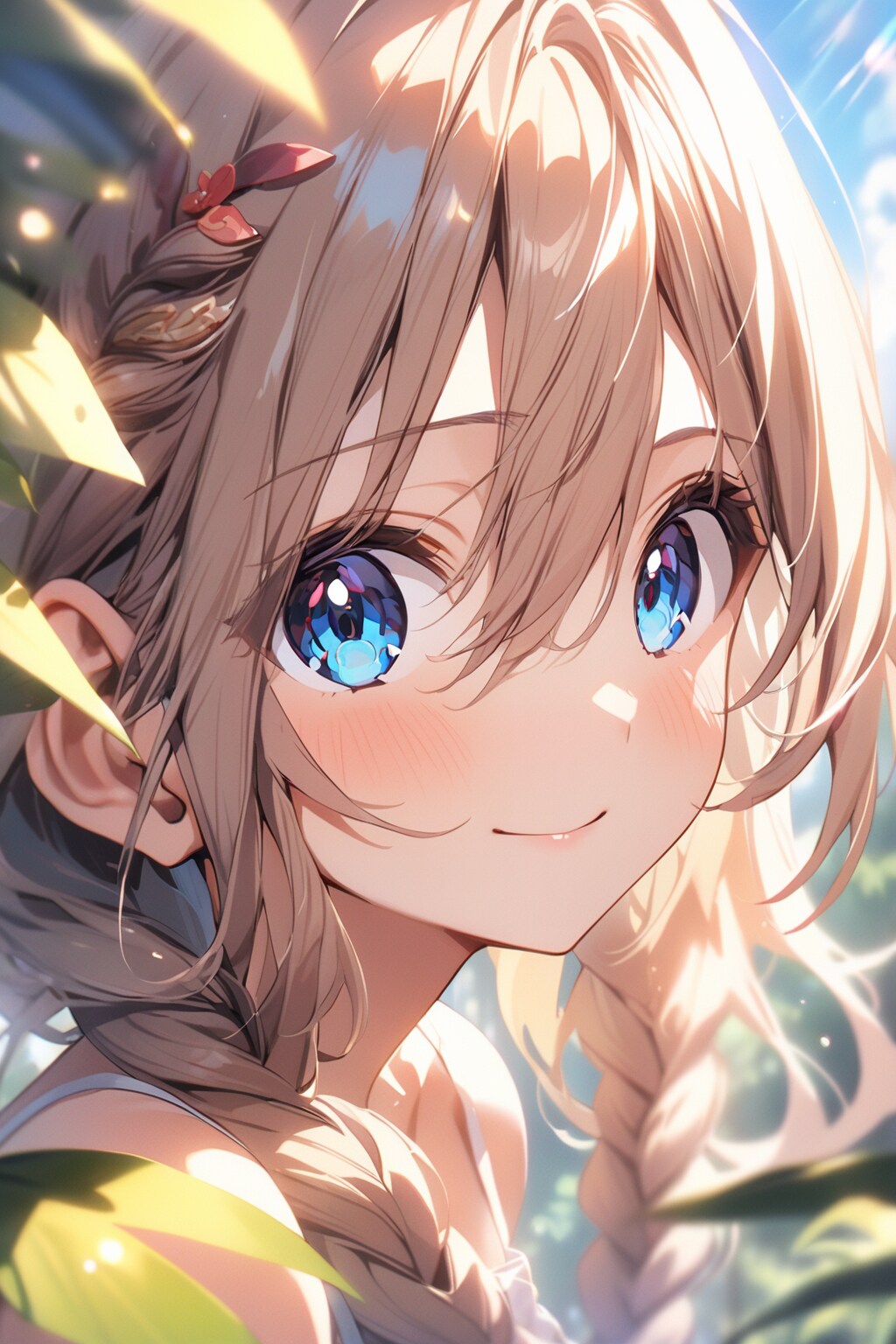 顔面どアップ