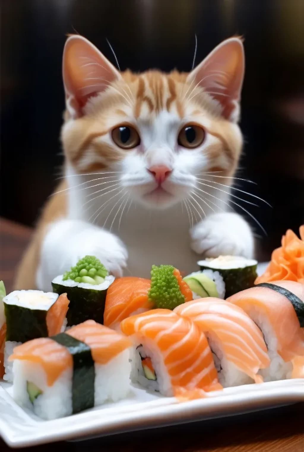 猫の夢のご馳走