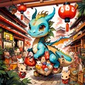 ドラゴンの初詣 4枚目