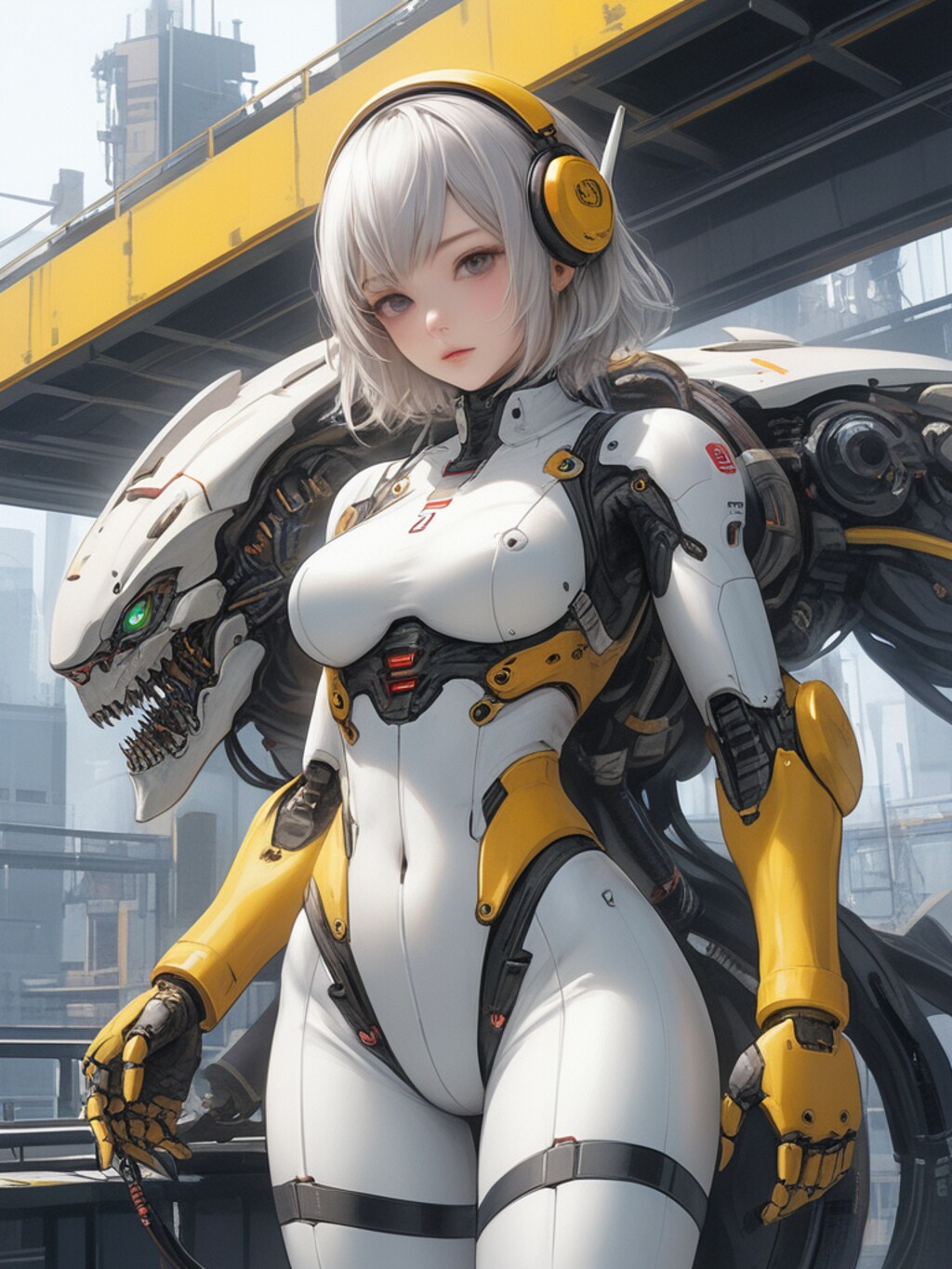 cosmic android girl & power loader