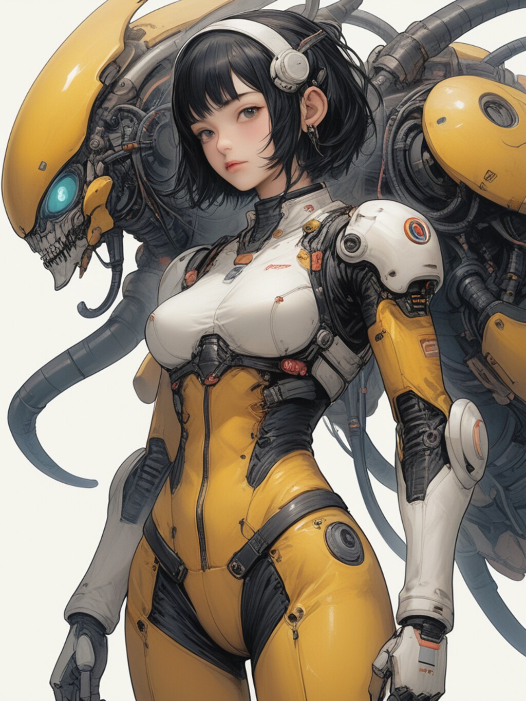 cosmic android girl & power loader