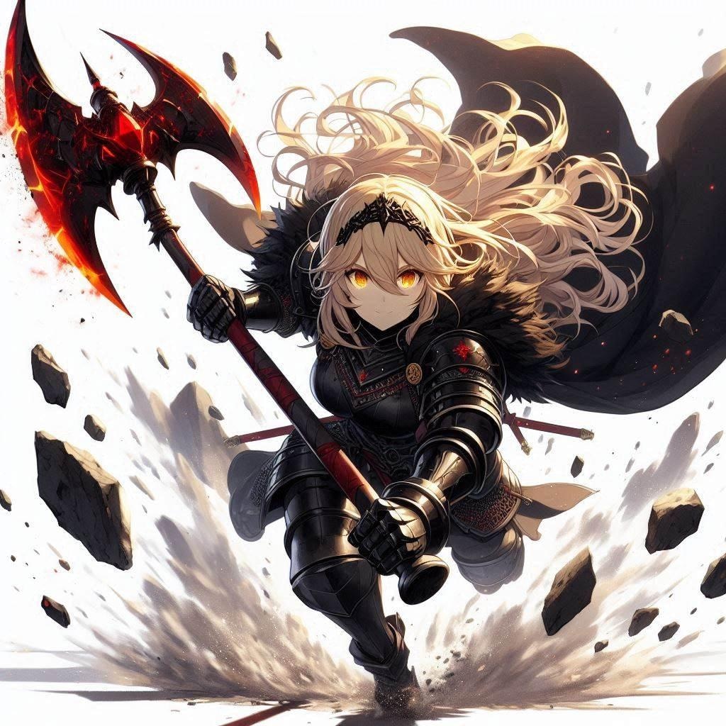 ブロンドの女騎士さん682