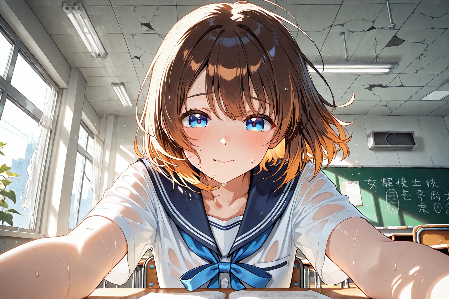 なんでクーラーついてないのっ？！