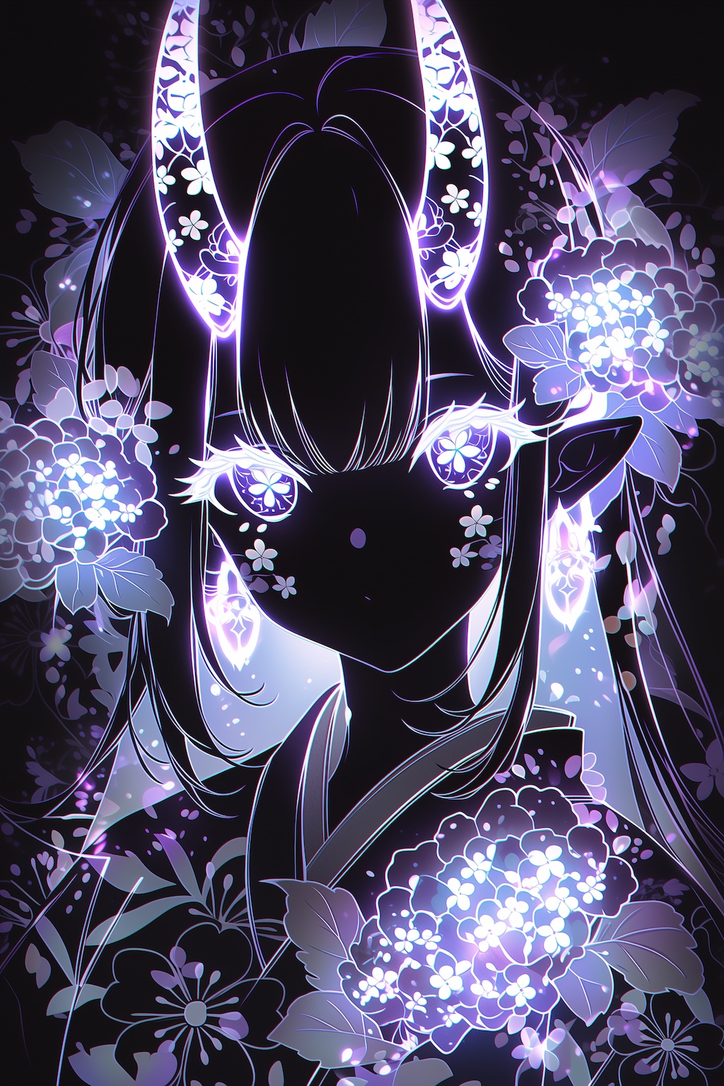 紫陽花と鬼娘part3