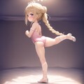バレエ？新体操？どっちでもいいよっ！レオタードを生成させたかった 6枚目