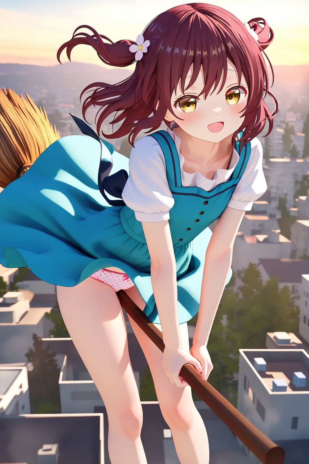 飛行中