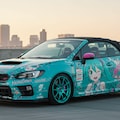 初音ミク痛車WRXオープンカー 4枚目