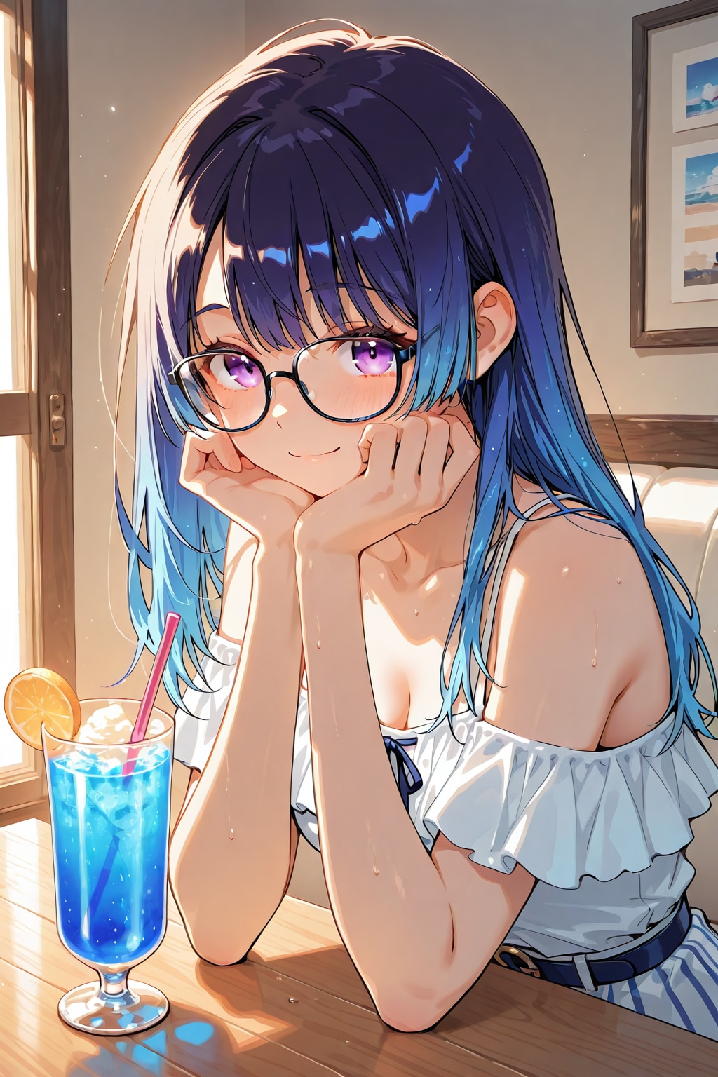 メガネ美少女 | の人気AIイラスト・グラビア