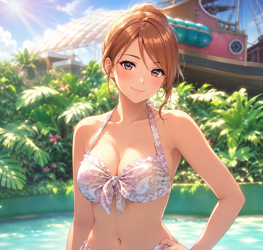 水着美女