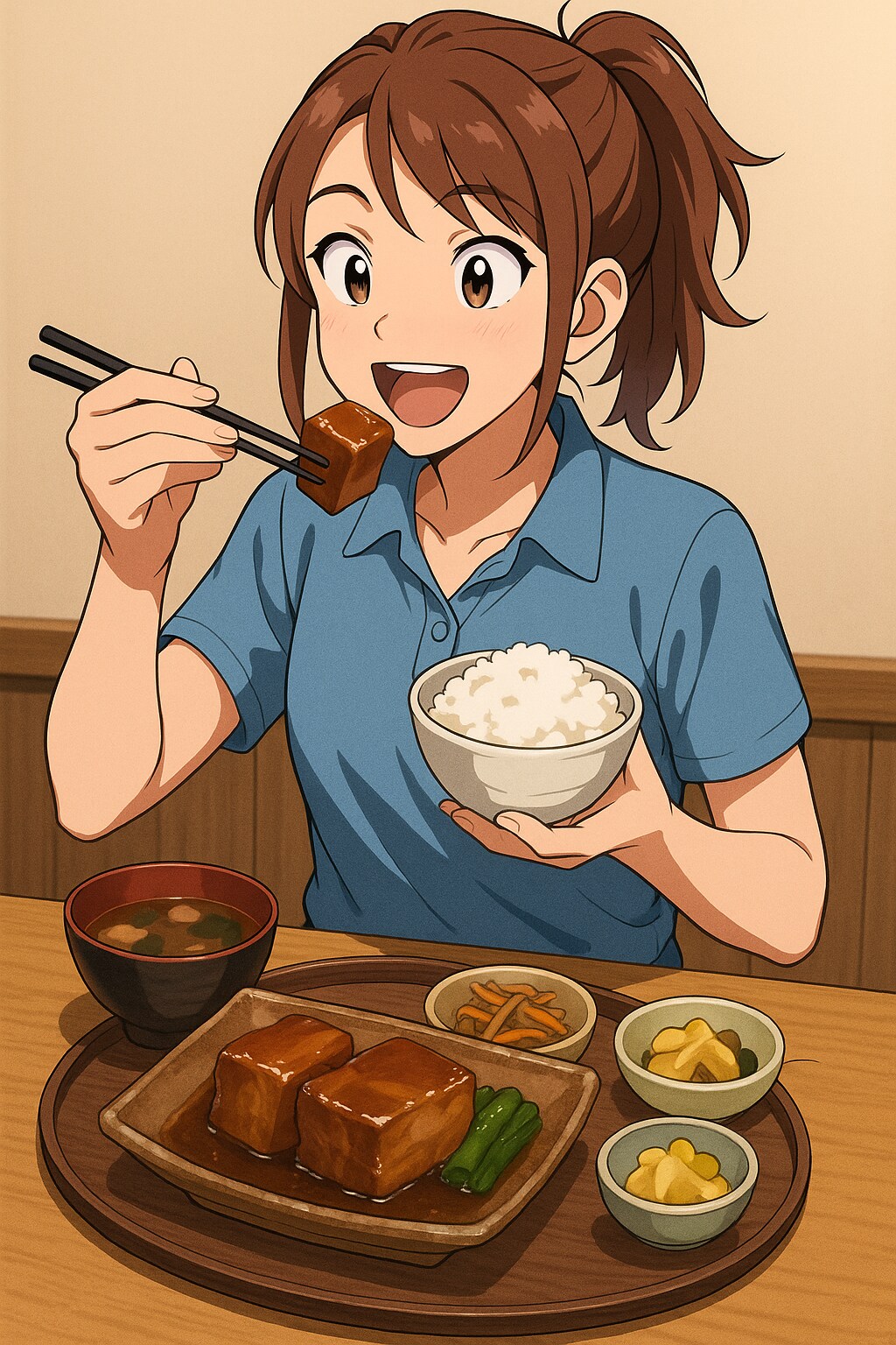 ブタノカックーニ定食