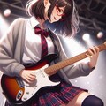 眼鏡女子 楓のギターソロ 2枚目