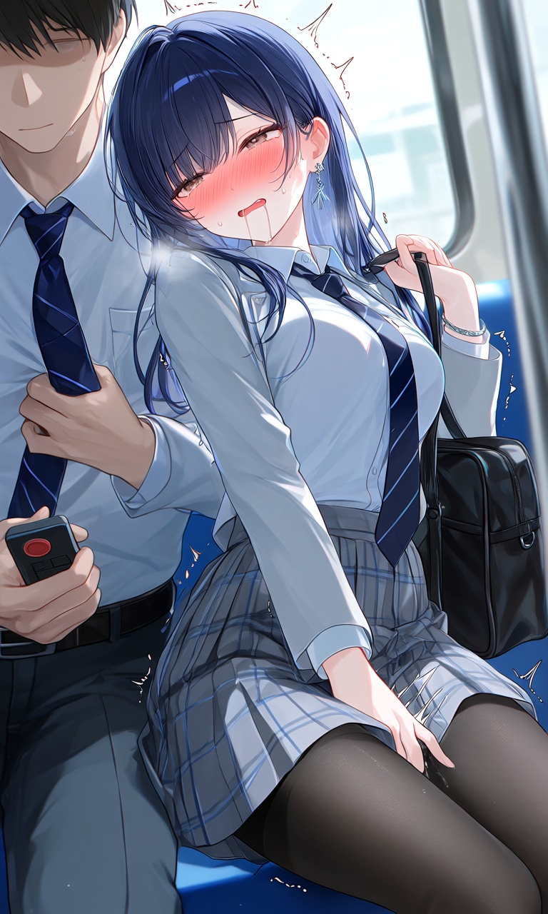 電車で何かに耐える①