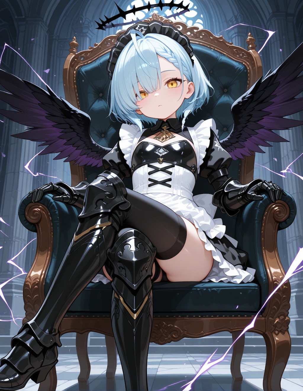 天使と堕天使、ミルフィとルミエル