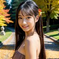紅葉の神社で♥① 12枚目