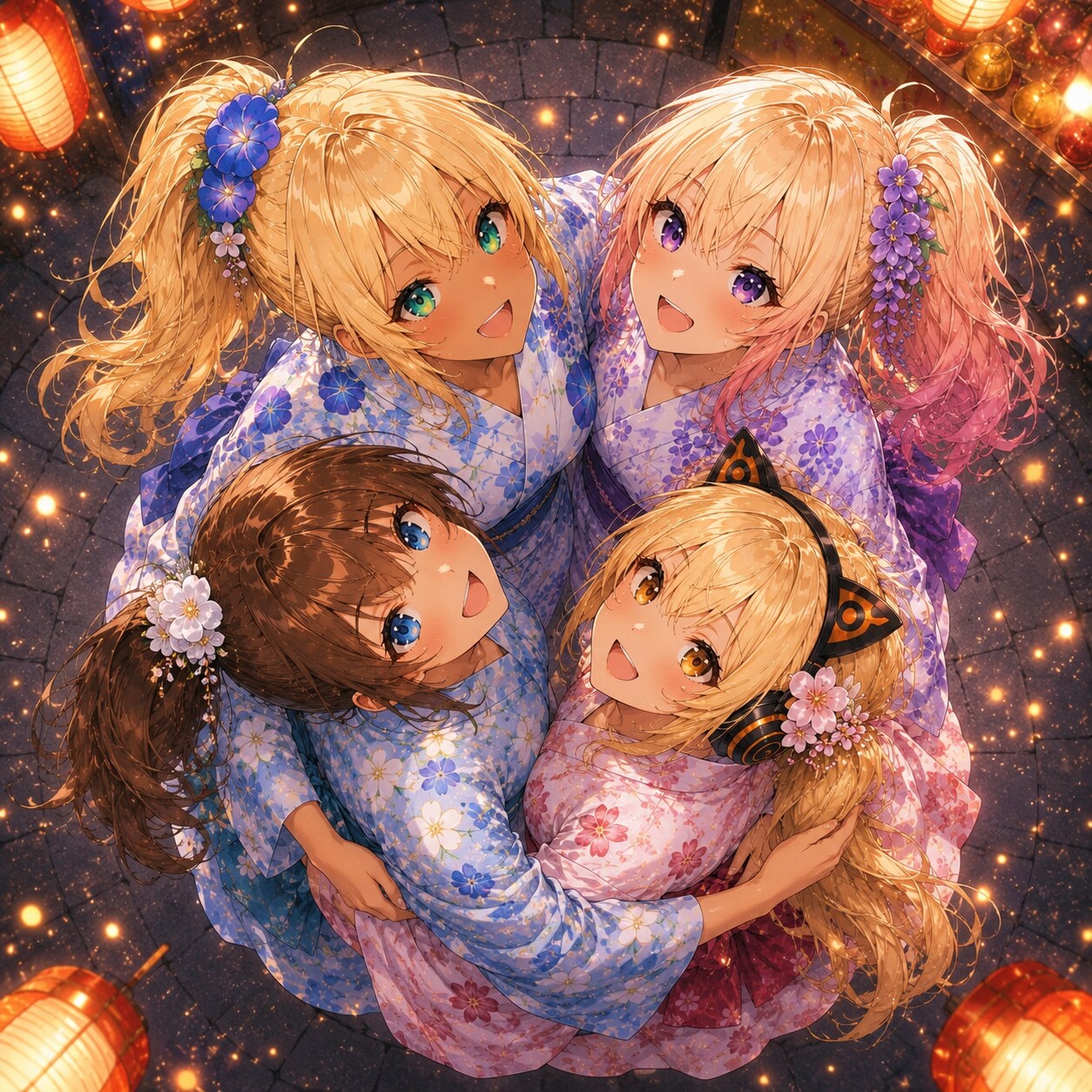 【ポニテ同盟】BFF♪ | の人気AIイラスト・グラビア