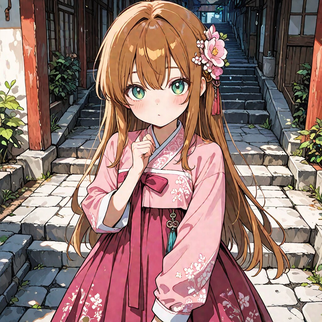 韓服少女