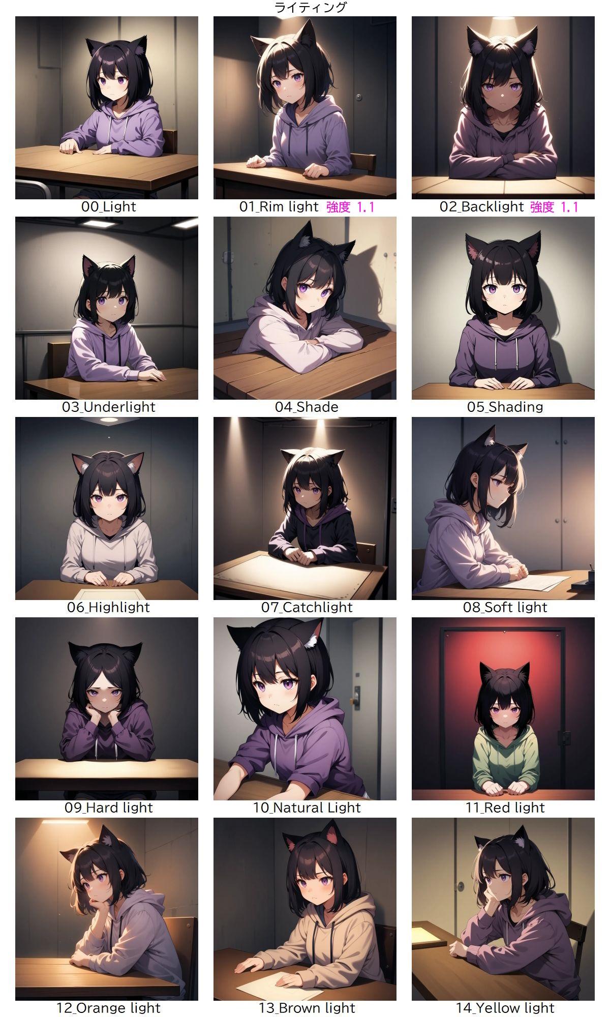 ライティング | の人気AIイラスト・グラビア