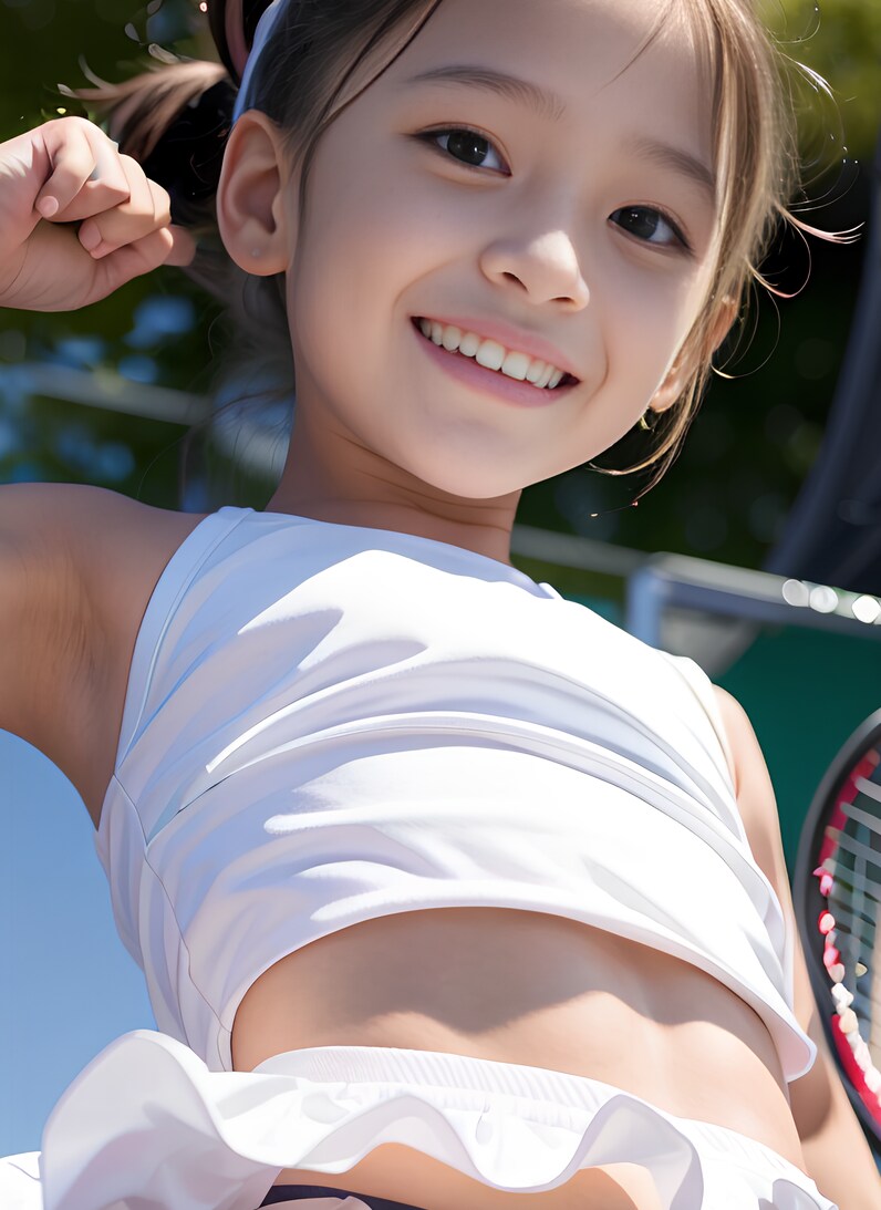 テニス少女、爆誕