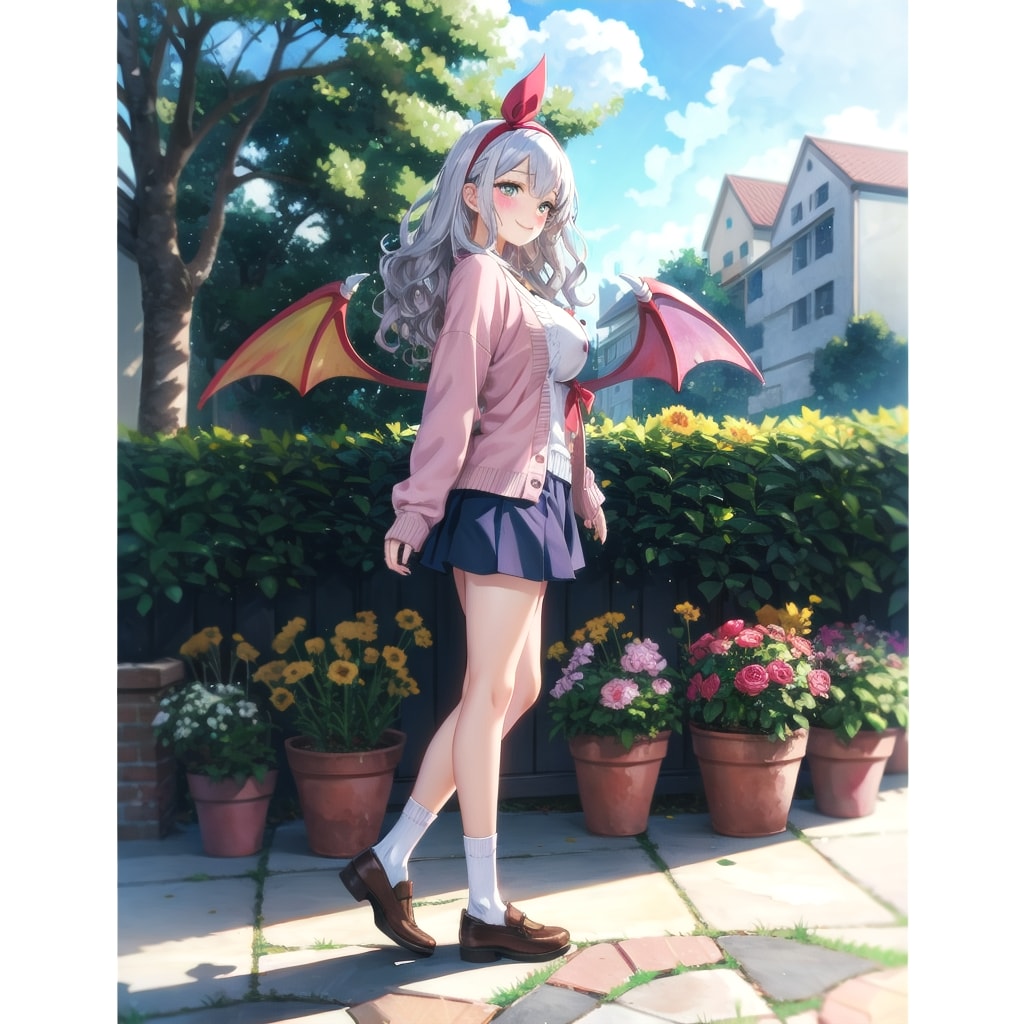 夏の公園とリボン | の人気AIイラスト・グラビア