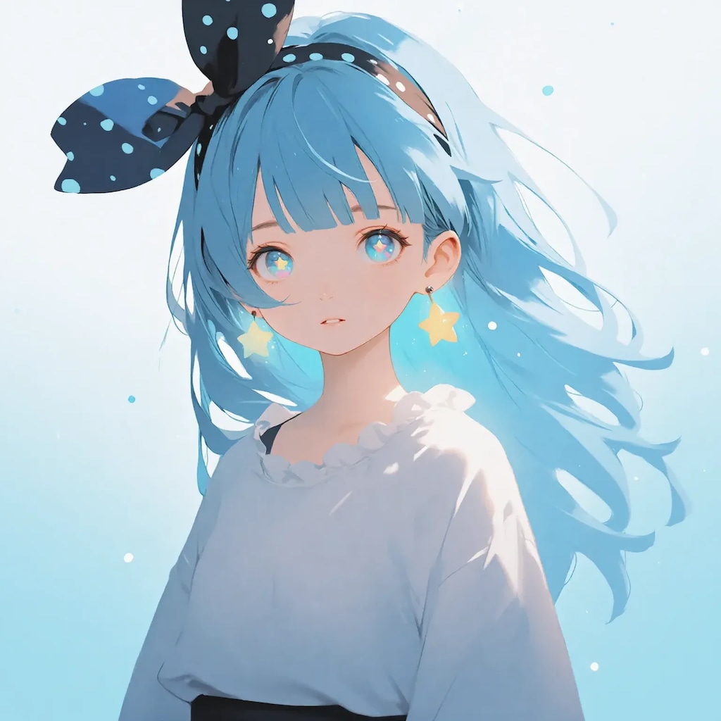 ヘアバンドの娘