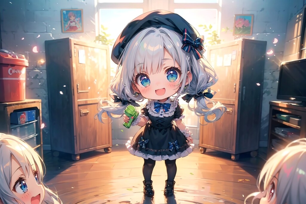 三人のちびちゃん。