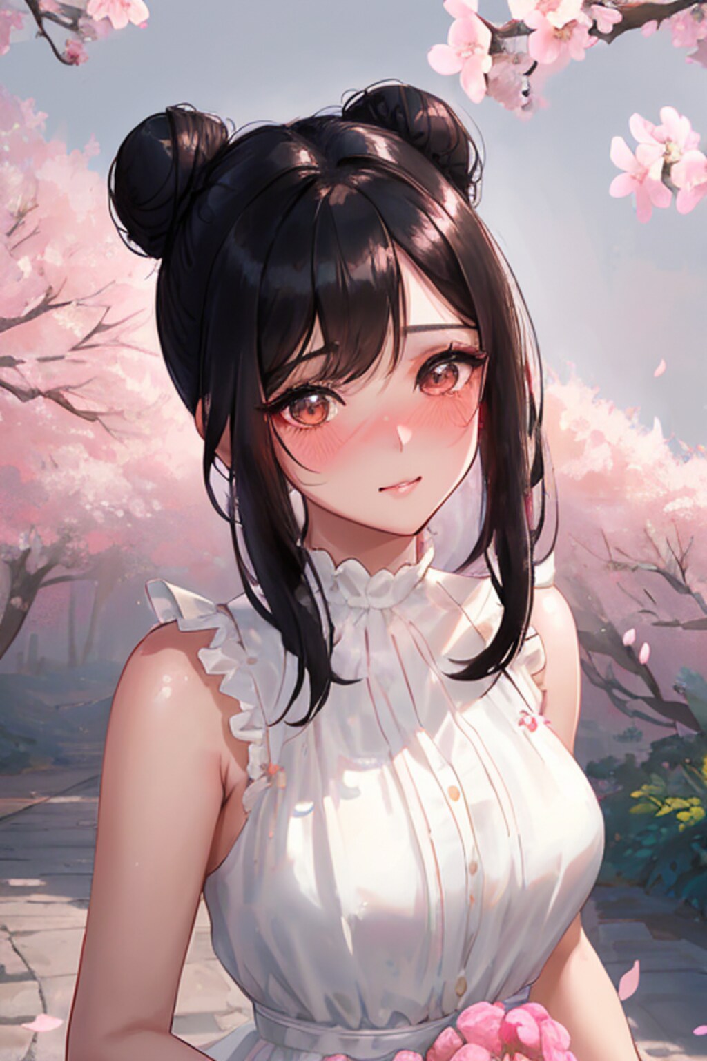 ツインお団子 桜