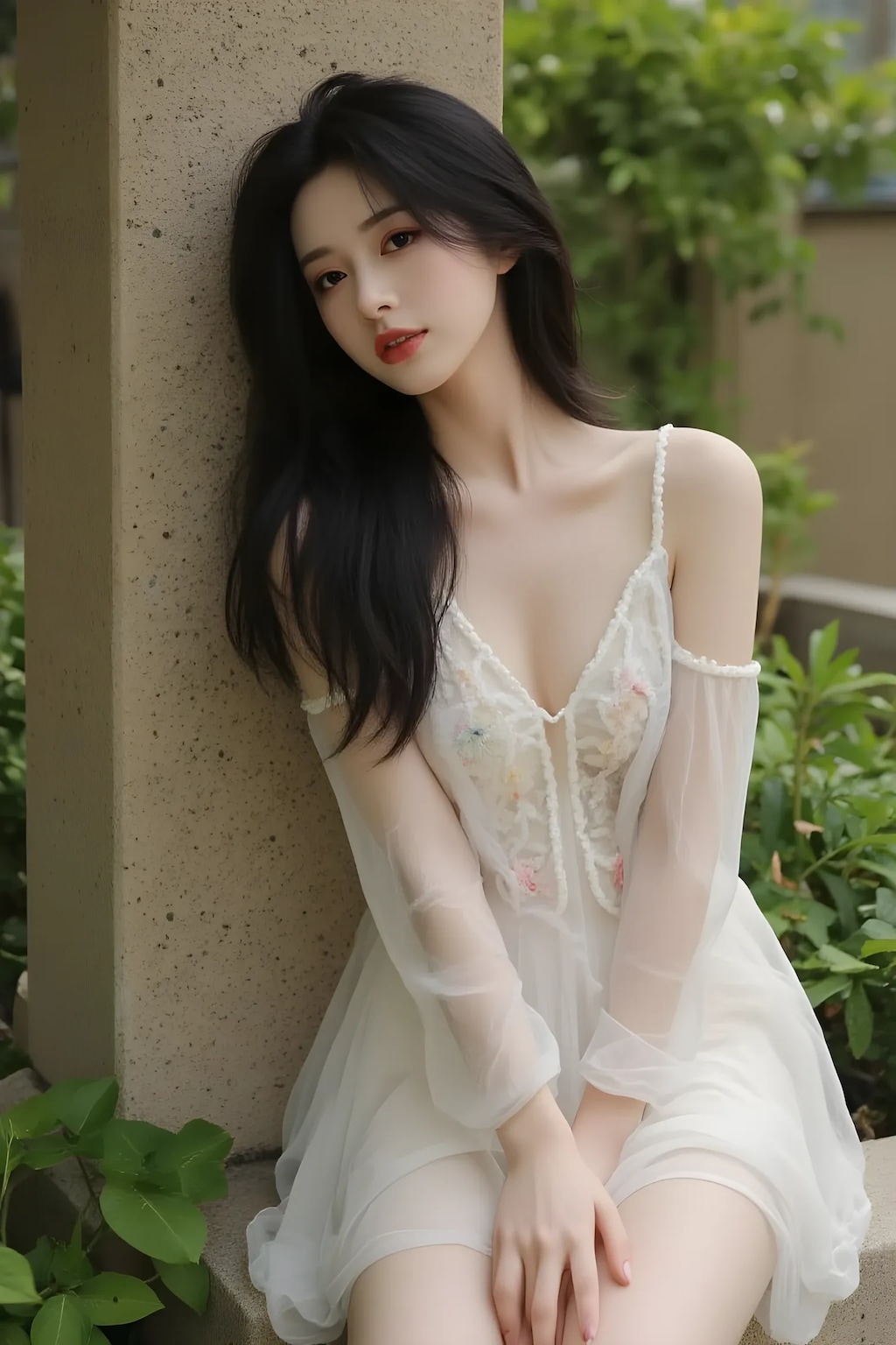 ドレスの女