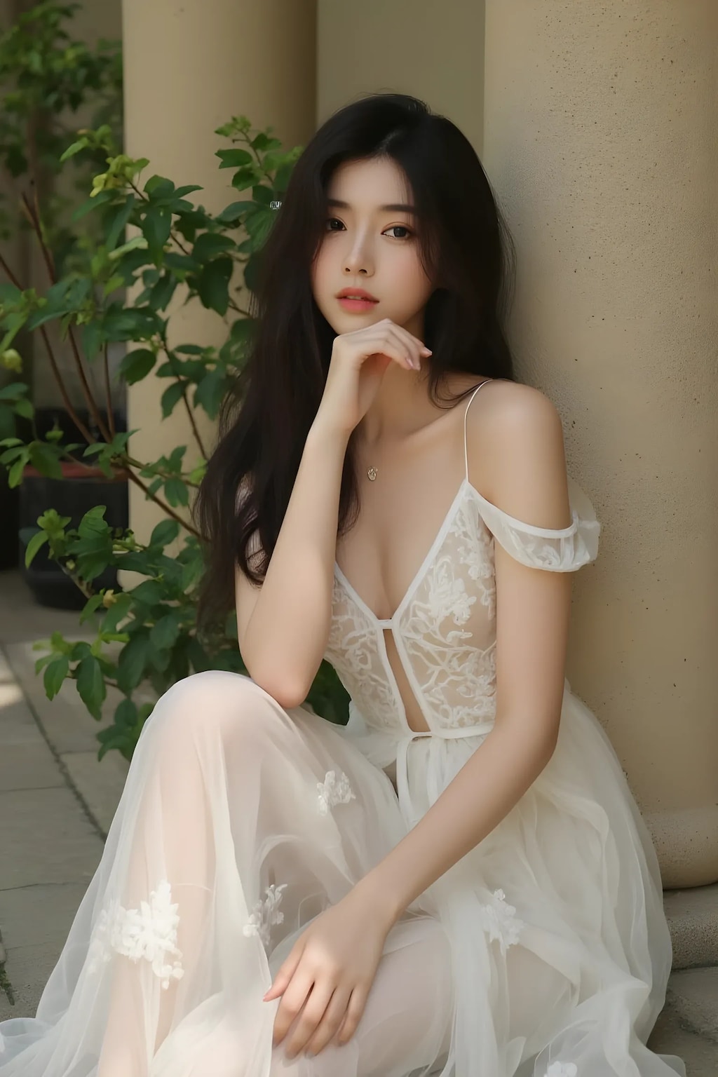 ドレスの女