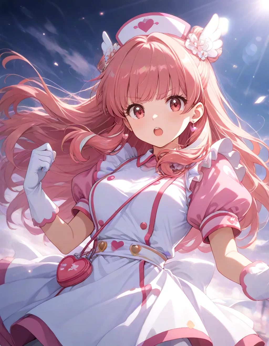 ナース天使アイコンの人（変身シーン付）