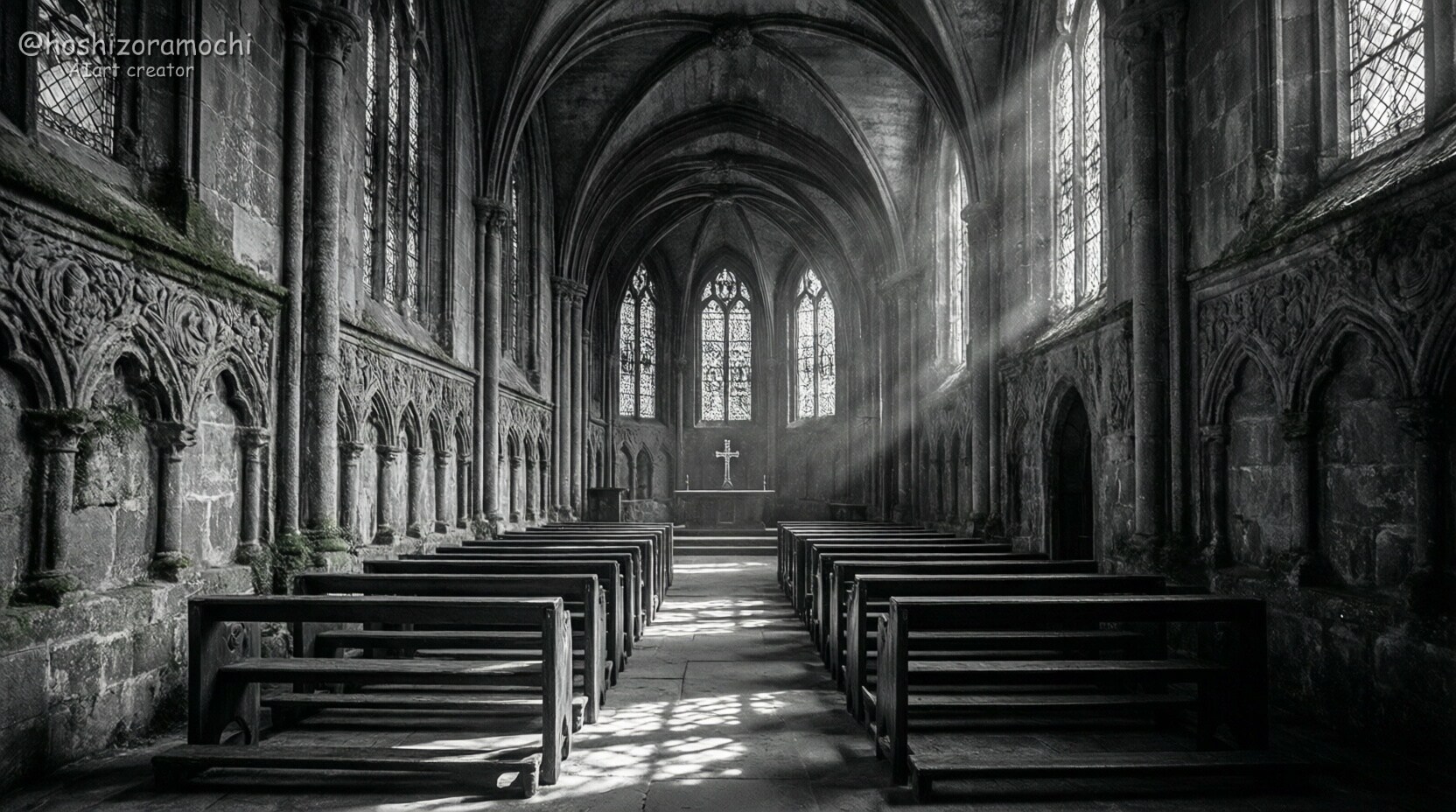 永遠の祈りが眠る場所⛪ | の人気AIイラスト・グラビア