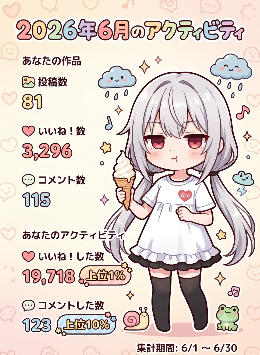 2026年6月のアクティビティ