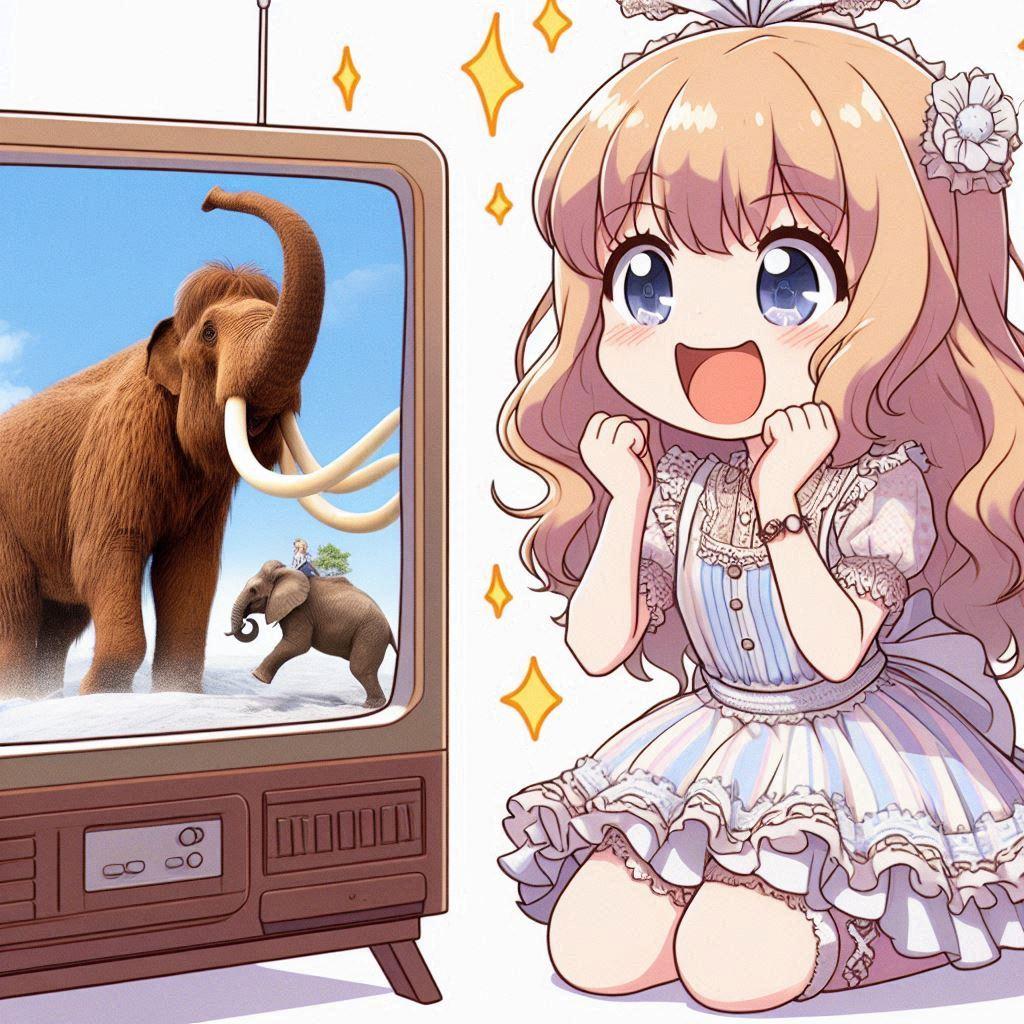マンモスかっこいいー