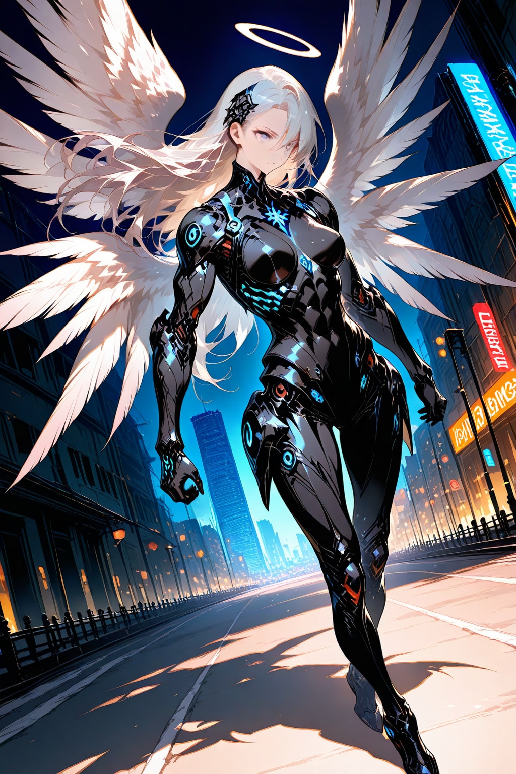 ちちぷい生成メカ娘　天使5 | の人気AIイラスト・グラビア