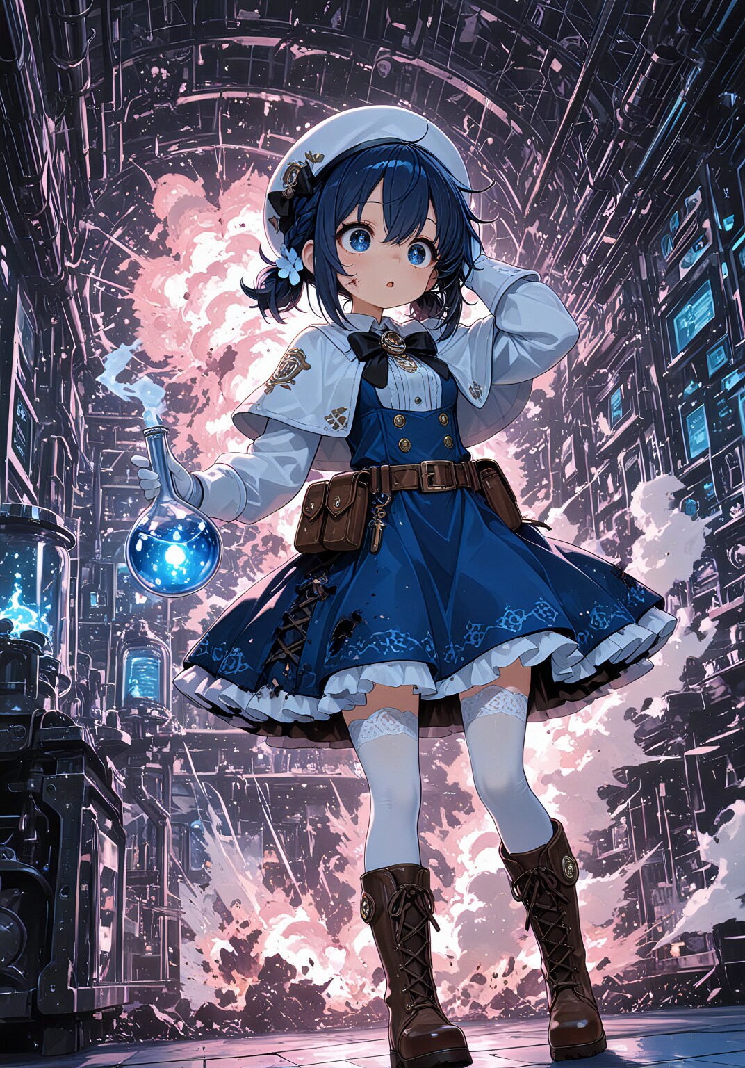 成功のはずが、爆発でした